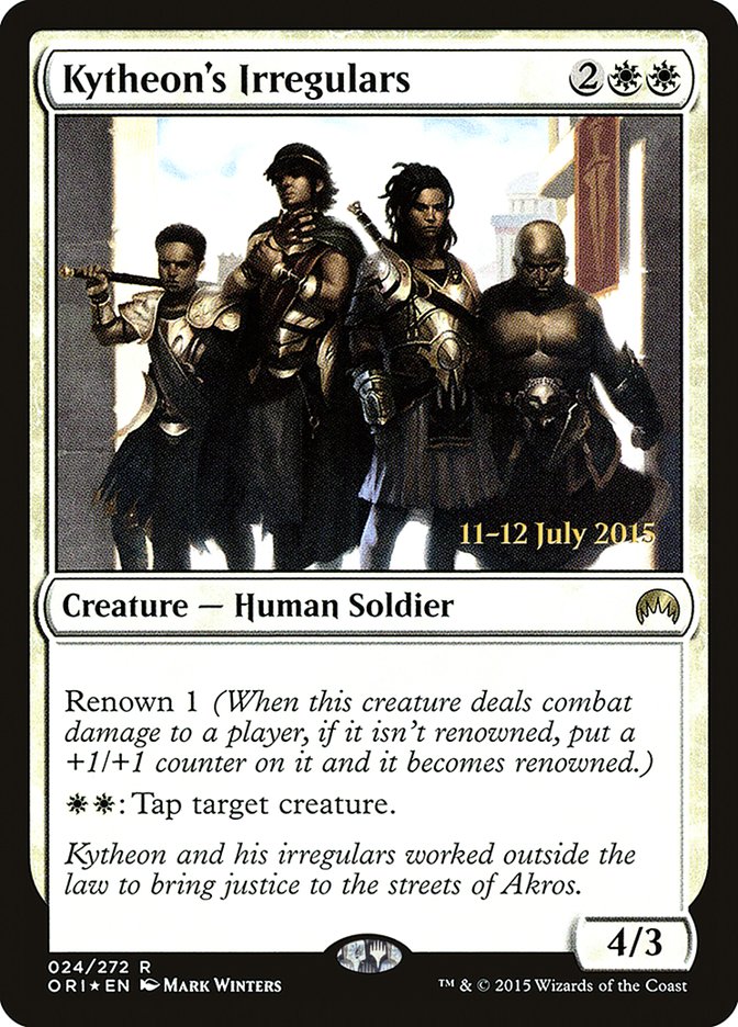 Kytheon's Irregulars [Magic Origins Prerelease Promos] | Total Play