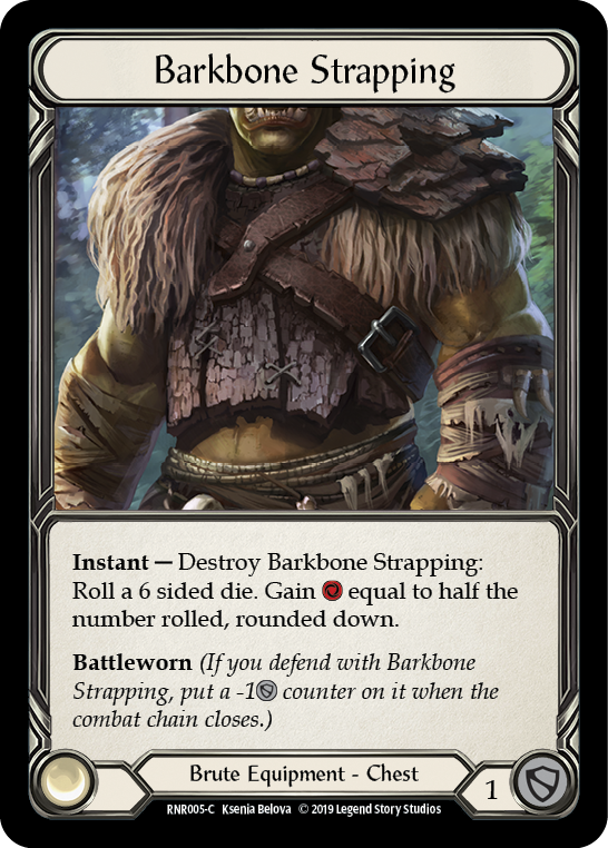Barkbone Strapping [RNR005-C] (Rhinar Hero Deck)  1st Edition Normal | Total Play
