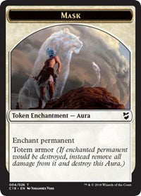 Mask // Beast (014) Double-Sided Token [Commander 2018 Tokens] | Total Play