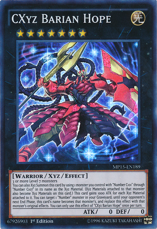 CXyz Barian Hope [MP15-EN189] Super Rare | Total Play