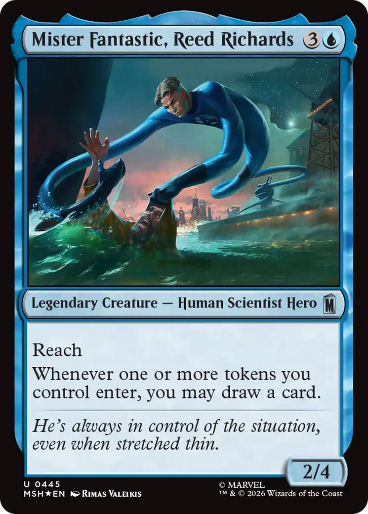 Mister Fantastic, Reed Richards (Surge Foil) [Marvel Super Heroes] | Total Play
