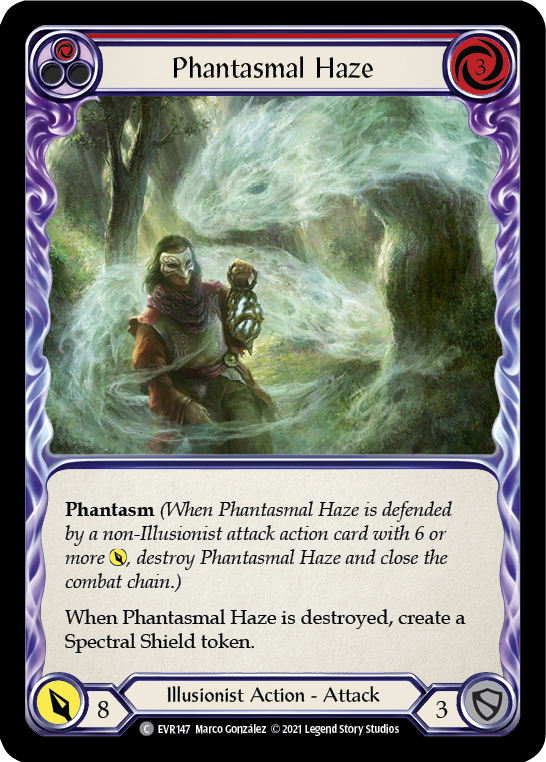 Phantasmal Haze (Red) [EVR147] (Everfest)  1st Edition Rainbow Foil | Total Play