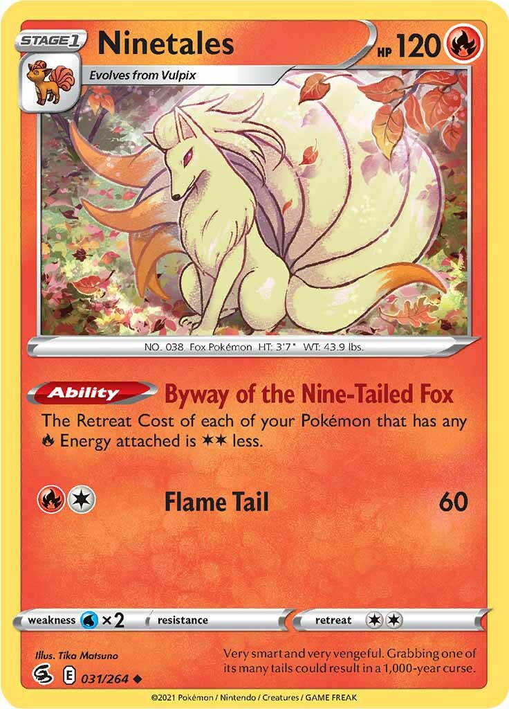 Ninetales (031/264) [Sword & Shield: Fusion Strike] | Total Play