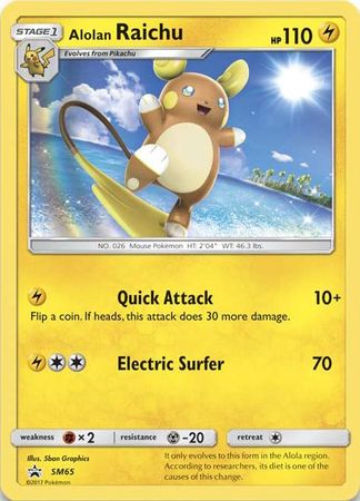 Alolan Raichu (SM65) (Jumbo Card) [Sun & Moon: Black Star Promos] | Total Play