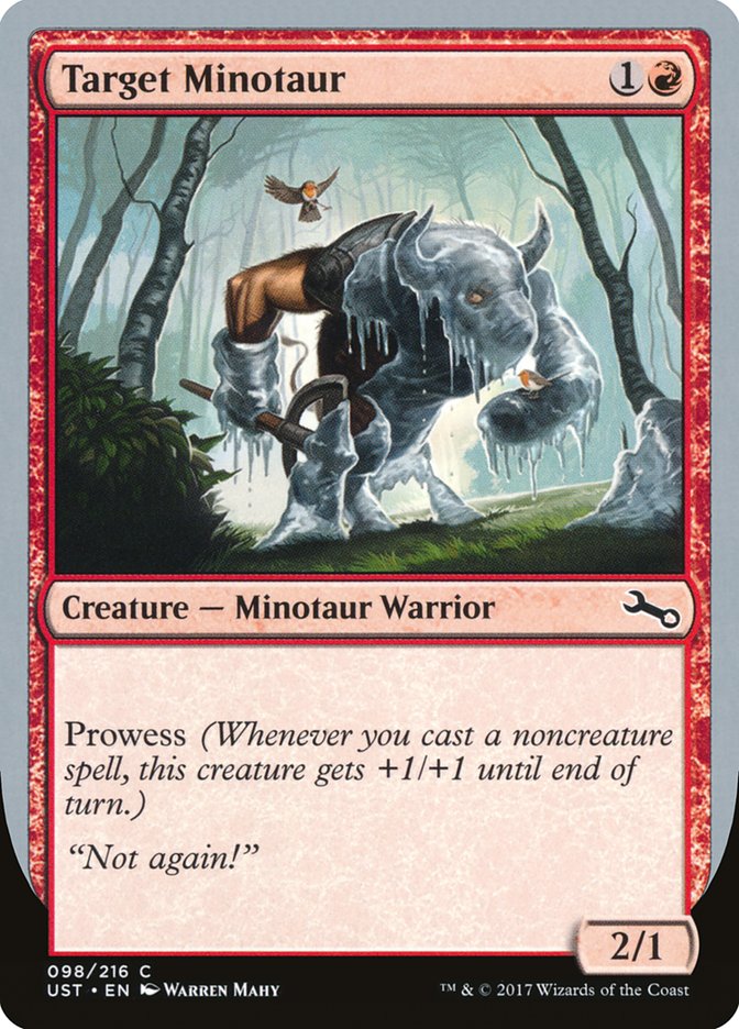 Target Minotaur (Ice Art) [Unstable] | Total Play