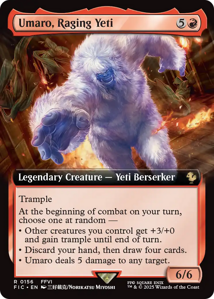 Umaro, Raging Yeti (Extended Art) [FINAL FANTASY Commander] | Total Play