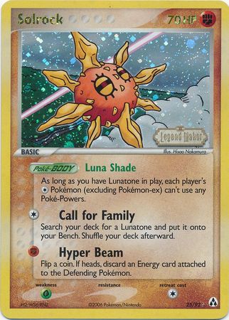 Solrock (25/92) (Stamped) [EX: Legend Maker] | Total Play