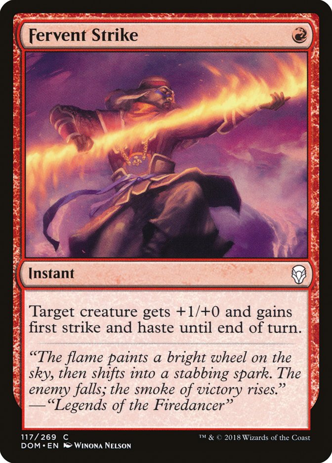Fervent Strike [Dominaria] | Total Play