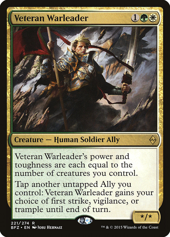 Veteran Warleader [Battle for Zendikar] | Total Play