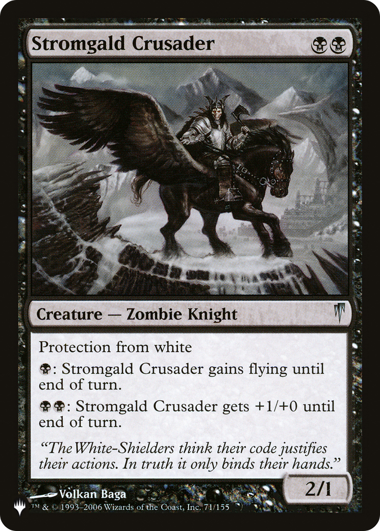 Stromgald Crusader [The List] | Total Play