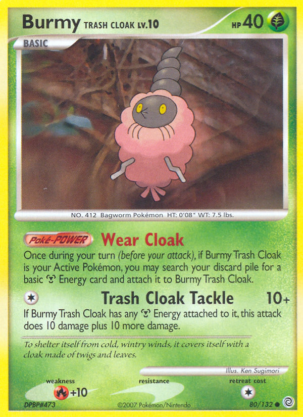 Burmy Trash Cloak (80/132) [Diamond & Pearl: Secret Wonders] | Total Play