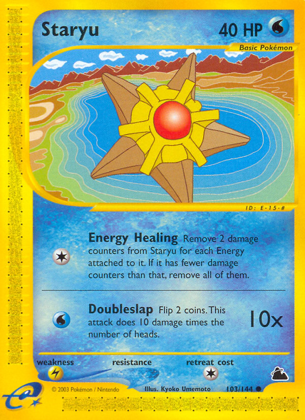 Staryu (103/144) [Skyridge] | Total Play