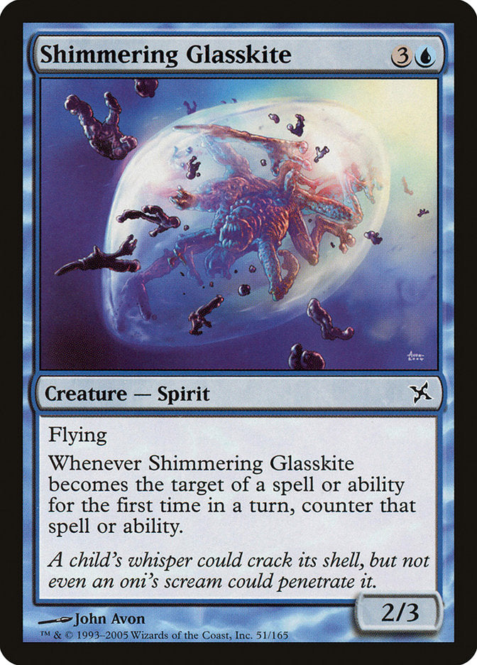 Shimmering Glasskite [Betrayers of Kamigawa] | Total Play