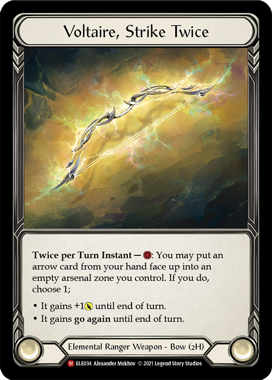 Voltaire, Strike Twice [ELE034] (Tales of Aria)  1st Edition Normal | Total Play