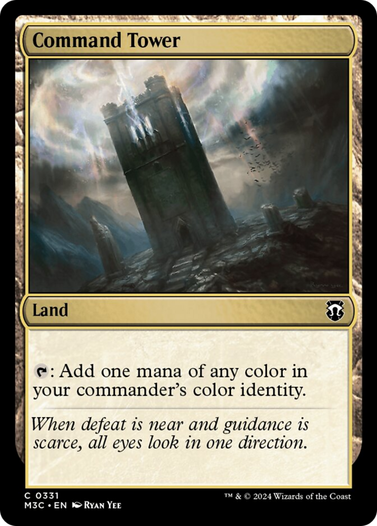 Command Tower (Ripple Foil) [Modern Horizons 3 Commander] | Total Play