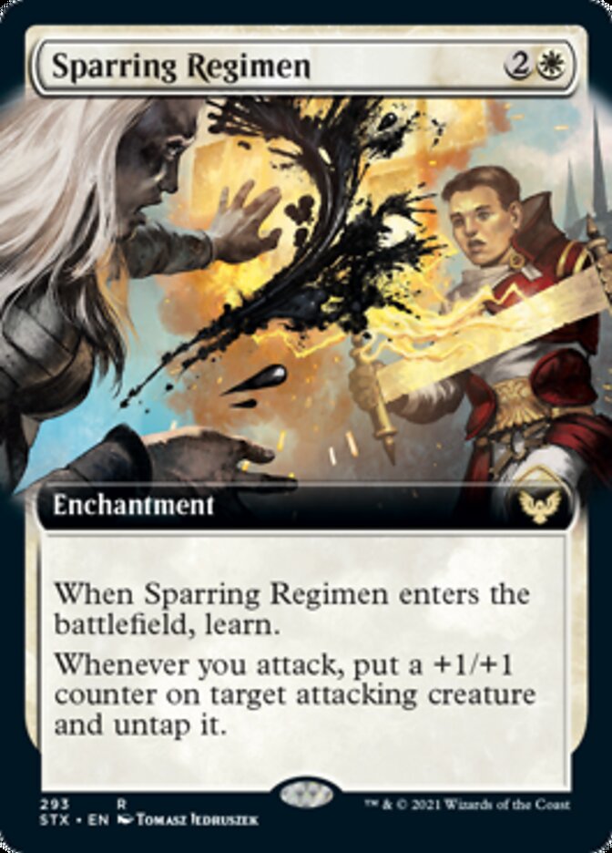 Sparring Regimen (Extended Art) [Strixhaven: School of Mages] | Total Play