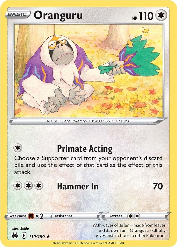 Oranguru (119/159) [Sword & Shield: Crown Zenith] | Total Play