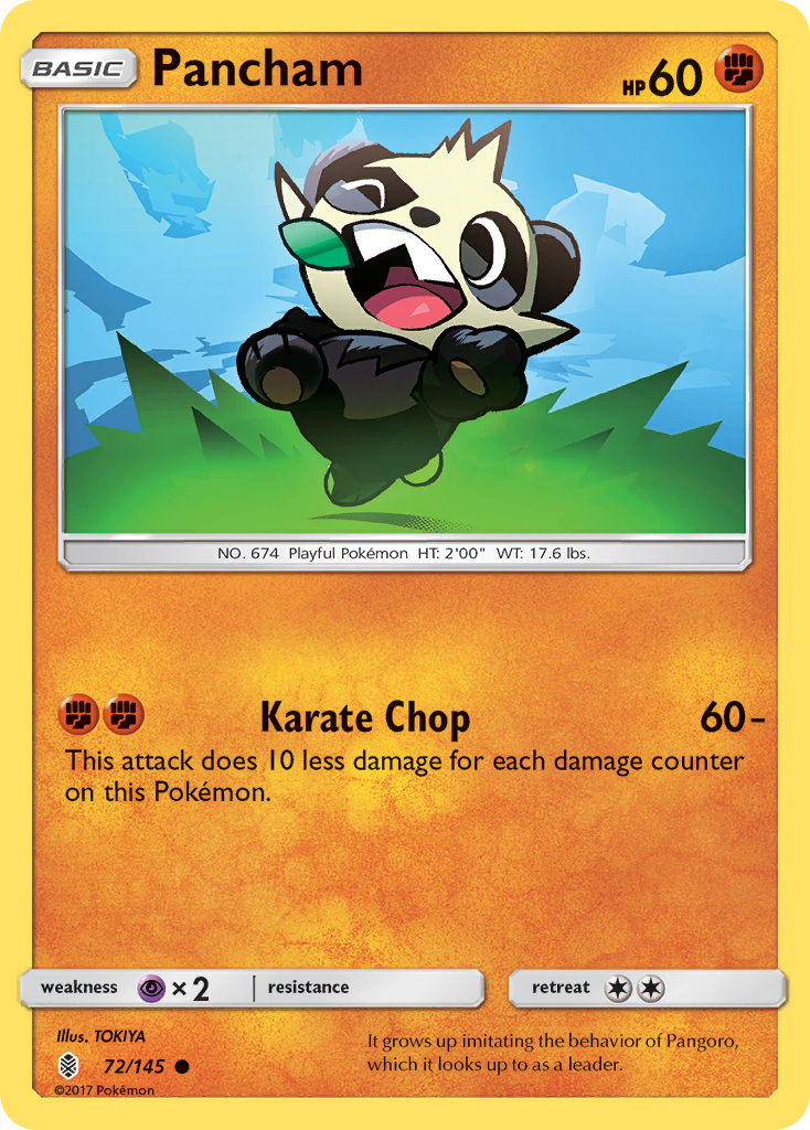 Pancham (72/145) [Sun & Moon: Guardians Rising] | Total Play