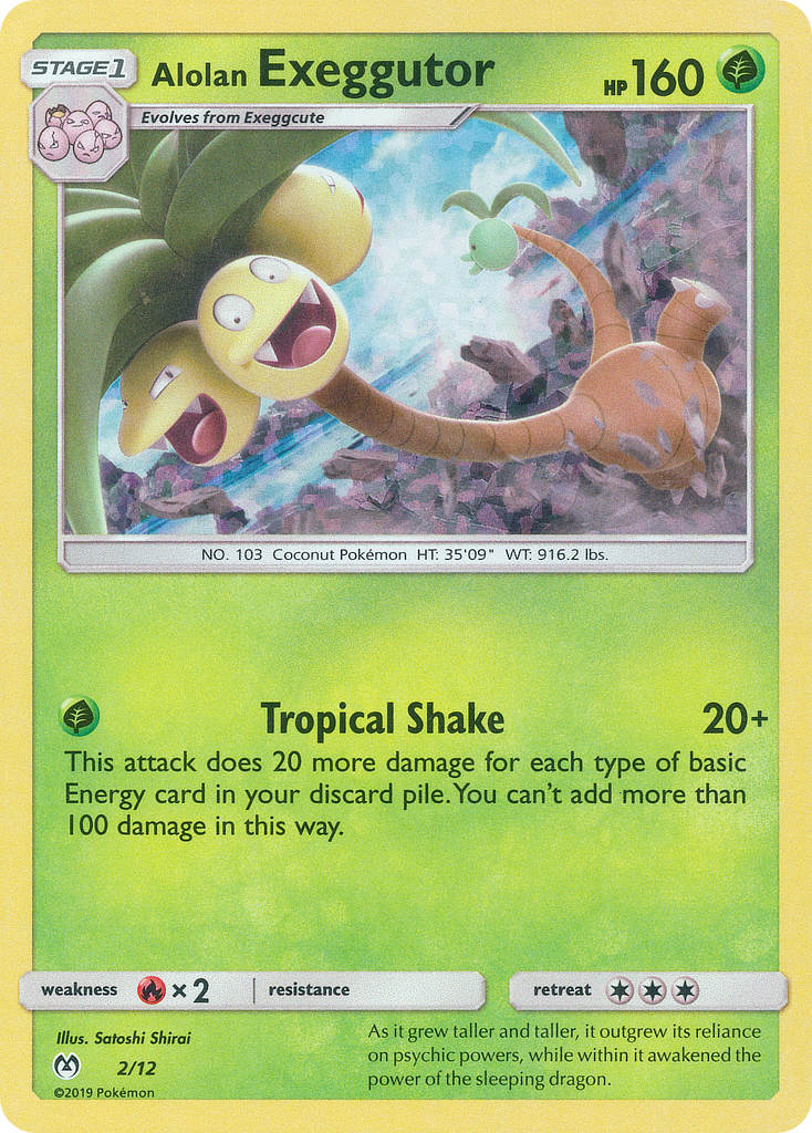 Alolan Exeggutor (2/12) [McDonald's Promos: 2019 Collection] | Total Play