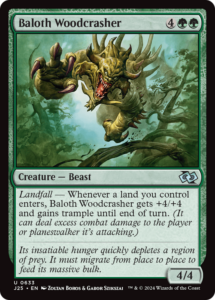 Baloth Woodcrasher [Foundations Jumpstart] | Total Play