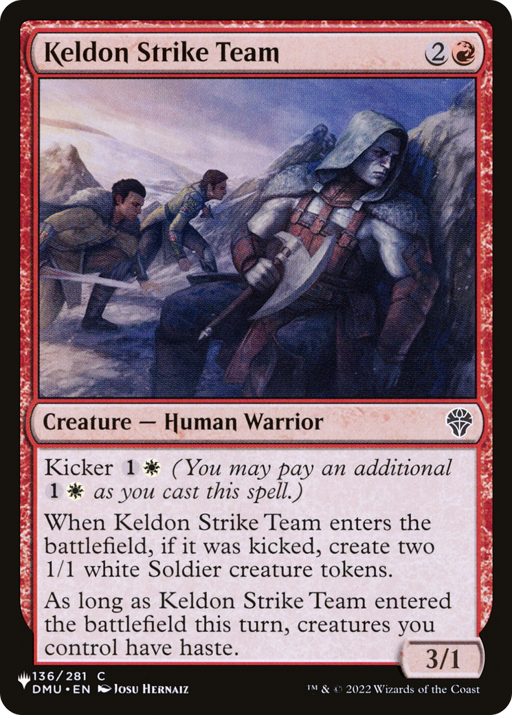 Keldon Strike Team [The List Reprints] | Total Play