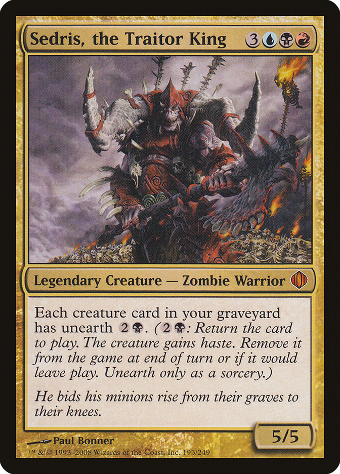 Sedris, the Traitor King [Shards of Alara] | Total Play