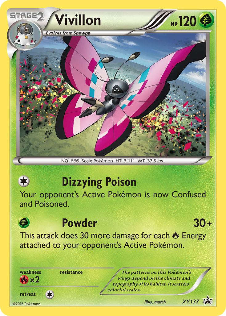 Vivillon (XY137) [XY: Black Star Promos] | Total Play