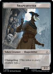 Assassin // Shapeshifter Double-Sided Token [Assassin's Creed Tokens] | Total Play