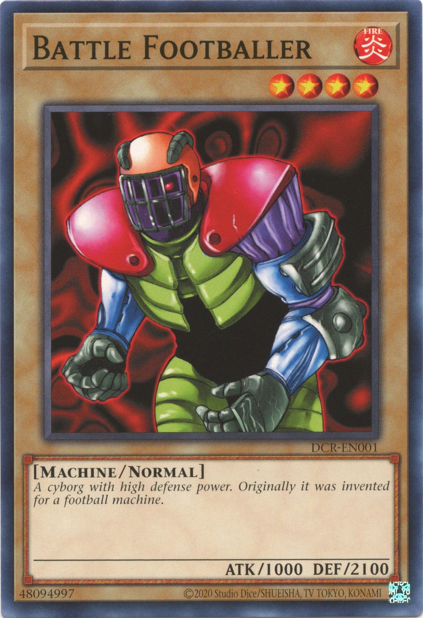 Battle Footballer (25th Anniversary) [DCR-EN001] Common | Total Play