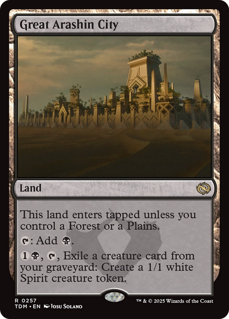 Great Arashin City [Tarkir: Dragonstorm] | Total Play