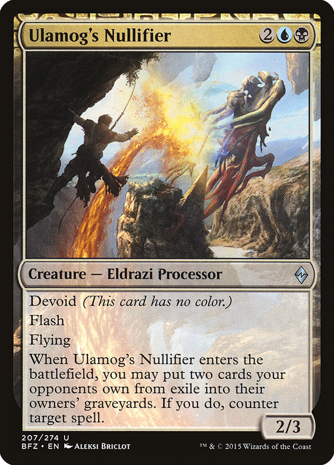 Ulamog's Nullifier [Battle for Zendikar] | Total Play