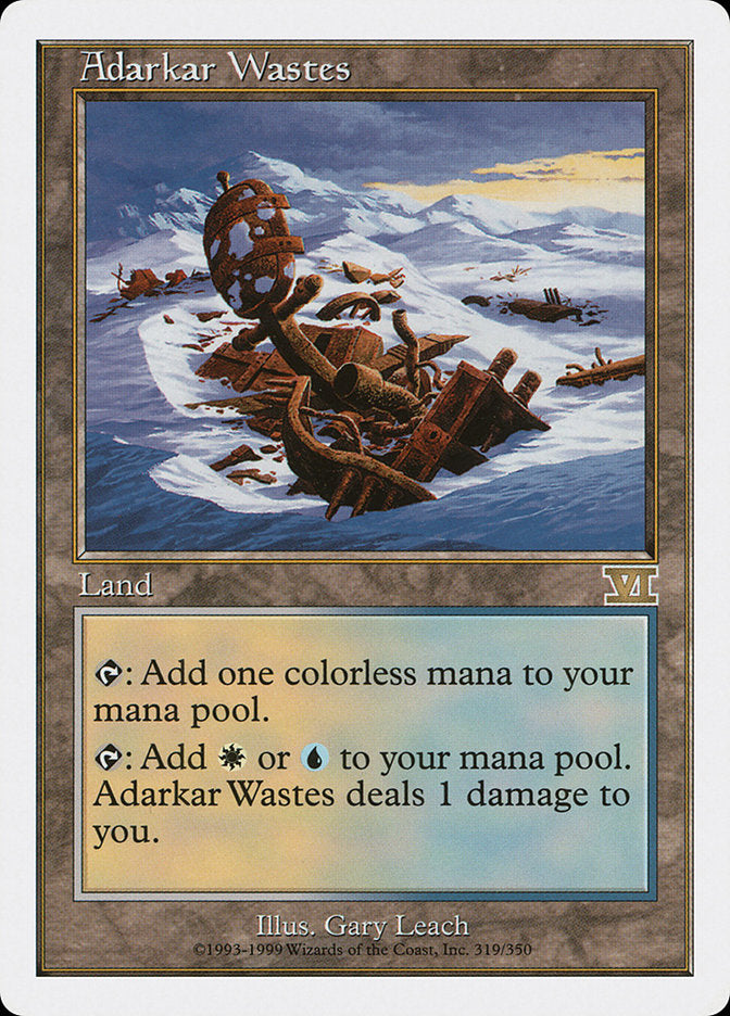 Adarkar Wastes [Classic Sixth Edition] | Total Play