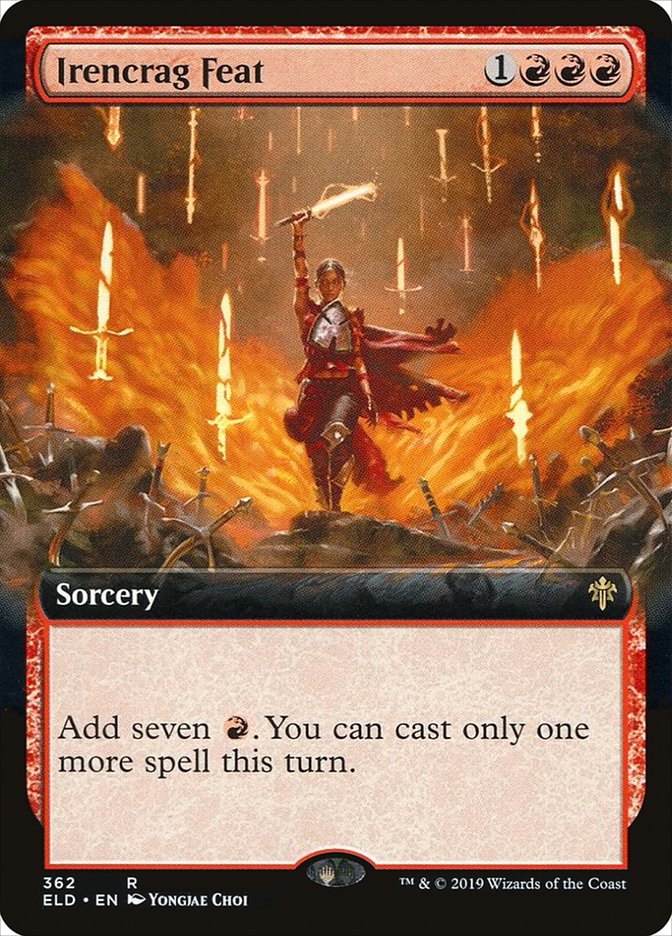 Irencrag Feat (Extended Art) [Throne of Eldraine] | Total Play
