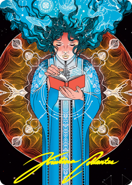 Memory Lapse Art Card (Gold-Stamped Signature) [Strixhaven: School of Mages Art Series] | Total Play