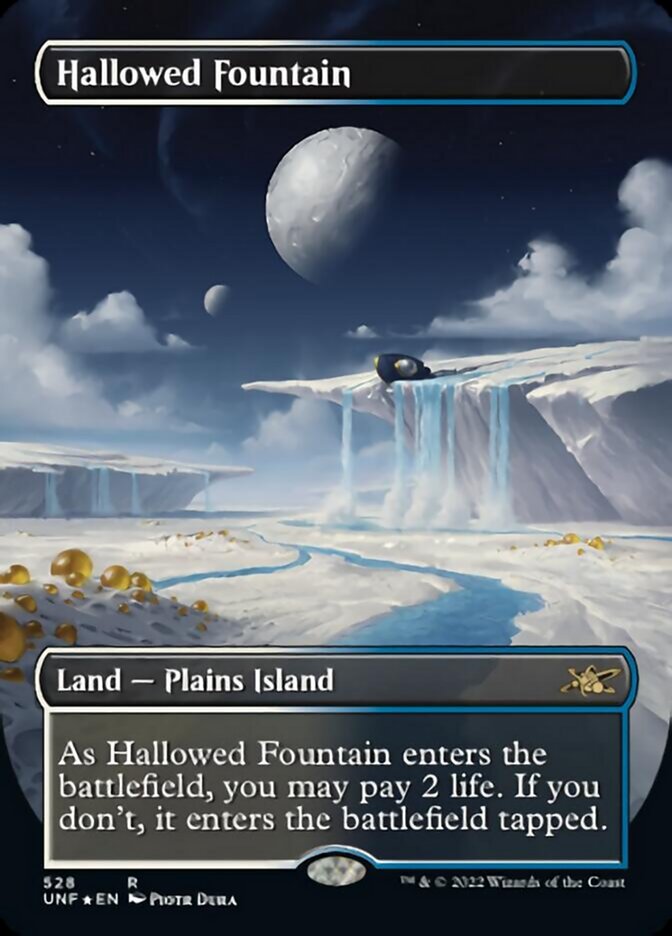 Hallowed Fountain (Borderless) (Galaxy Foil) [Unfinity] | Total Play