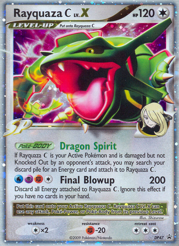 Rayquaza C LV.X (DP47) [Diamond & Pearl: Black Star Promos] | Total Play