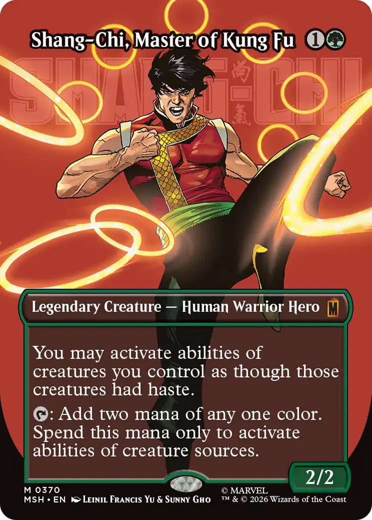 Shang-Chi, Master of Kung Fu (Borderless) (0370) [Marvel Super Heroes] | Total Play