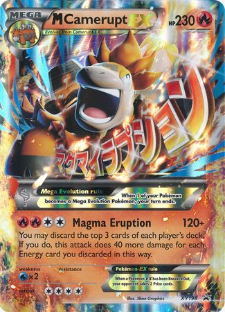 M Camerupt EX (XY198) (Jumbo Card) [XY: Black Star Promos] | Total Play