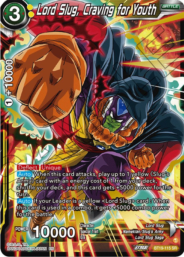 Lord Slug, Craving for Youth (BT19-115) [Fighter's Ambition] | Total Play