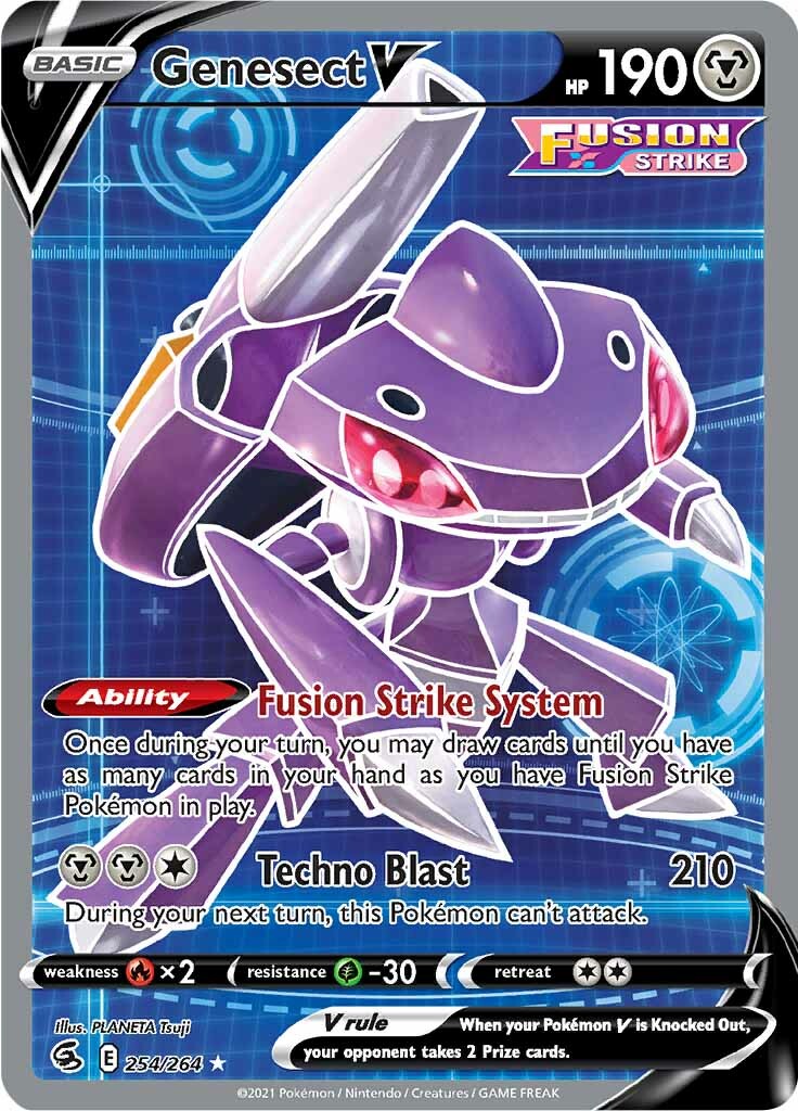 Genesect V (254/264) [Sword & Shield: Fusion Strike] | Total Play