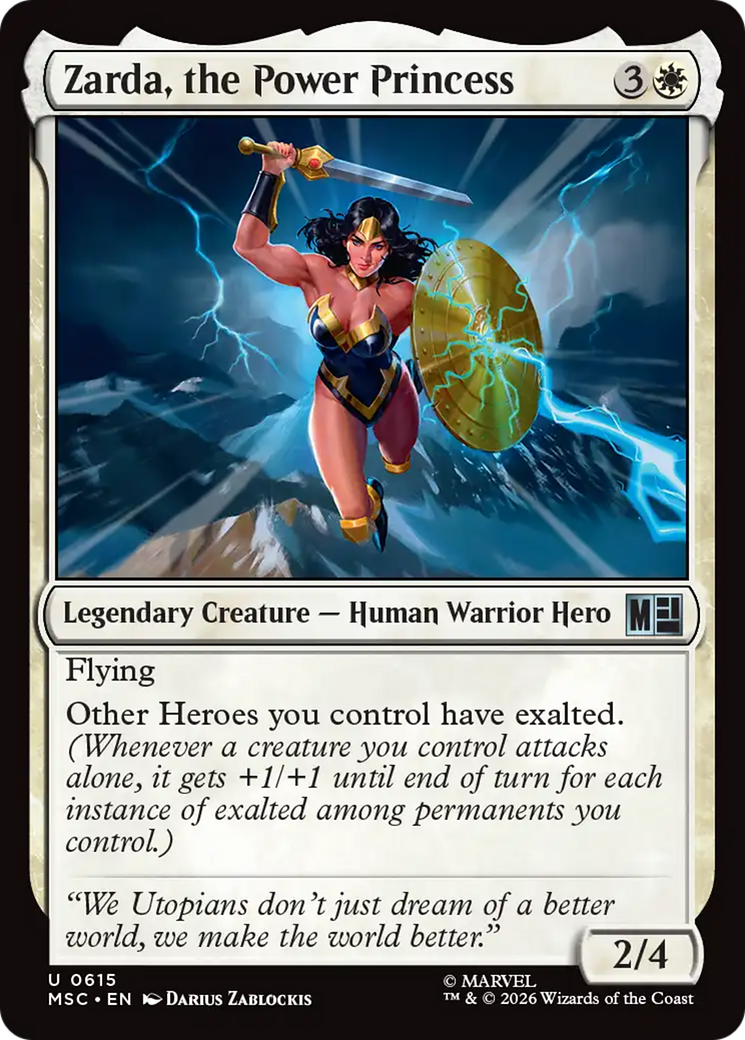 Zarda, the Power Princess [Marvel Super Heroes Commander] | Total Play
