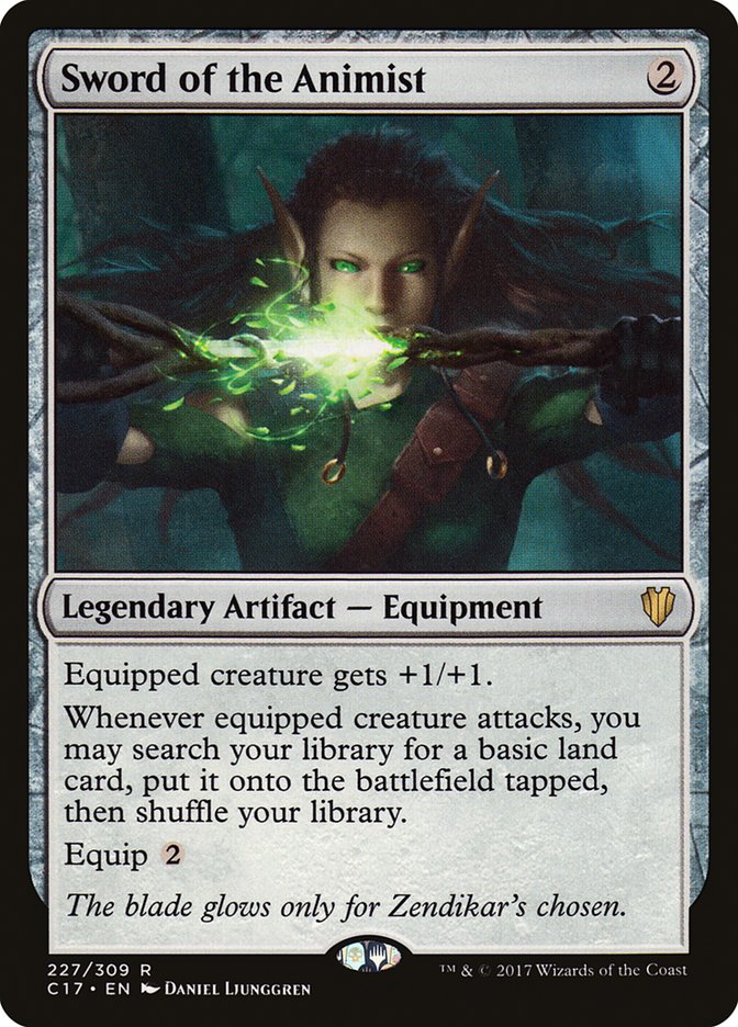 Sword of the Animist [Commander 2017] | Total Play