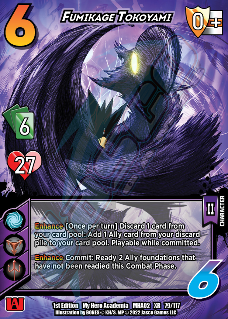 Fumikage Tokoyami [Crimson Rampage XR] | Total Play