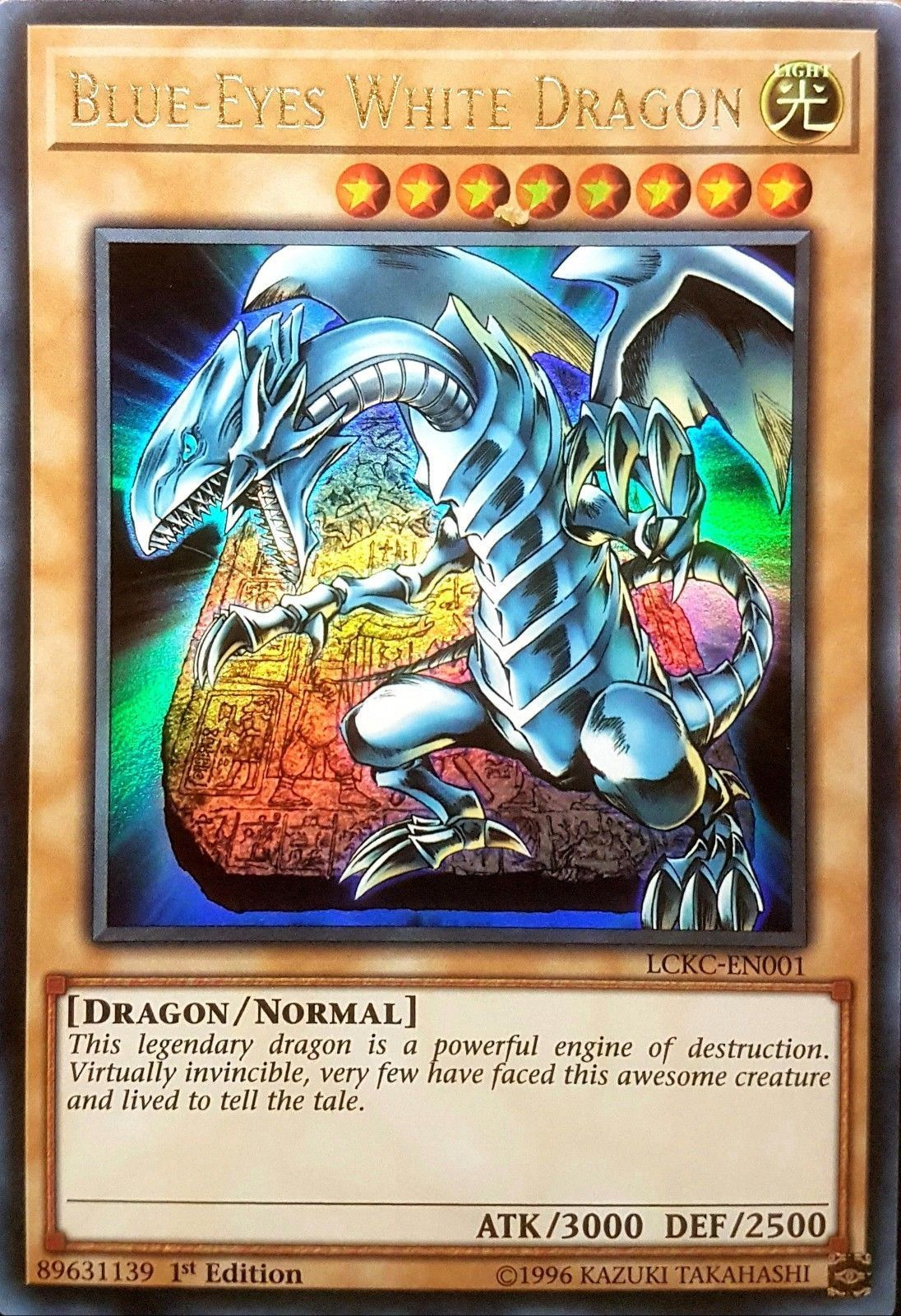 Blue-Eyes White Dragon (Version 4) [LCKC-EN001] Ultra Rare | Total Play