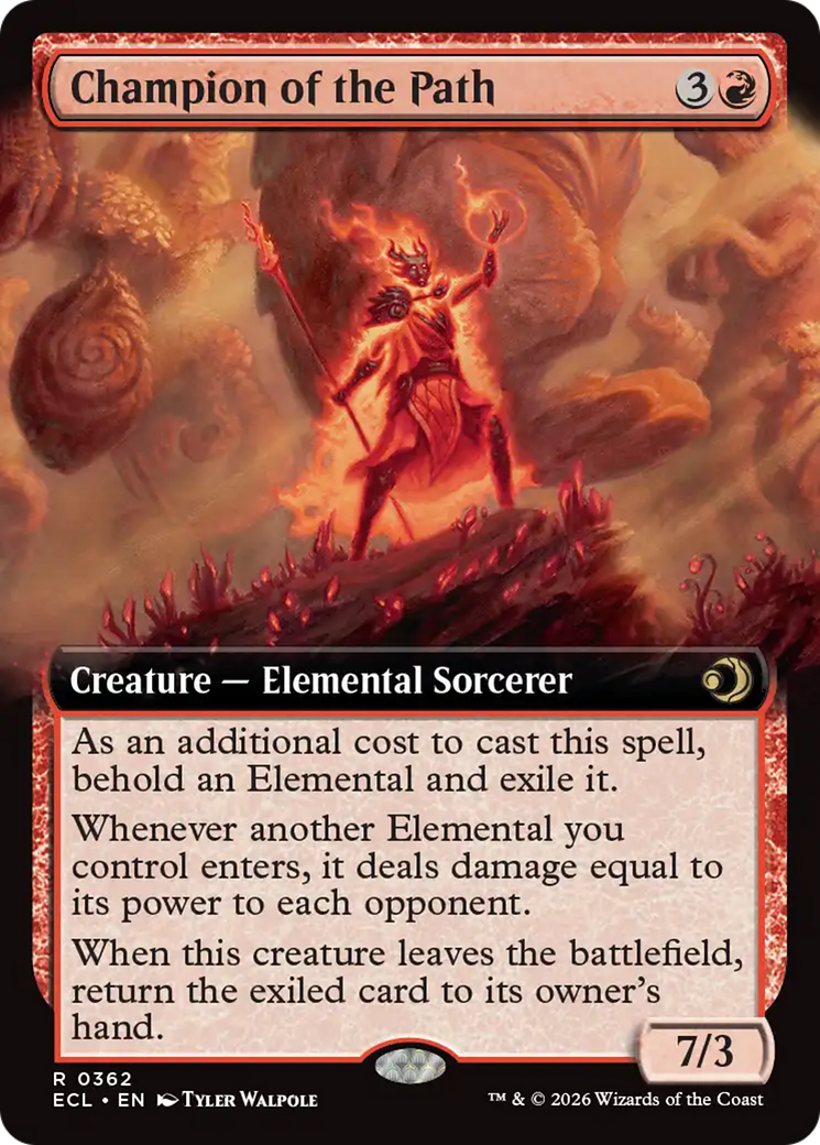 Champion of the Path (Extended Art) [Lorwyn Eclipsed] | Total Play