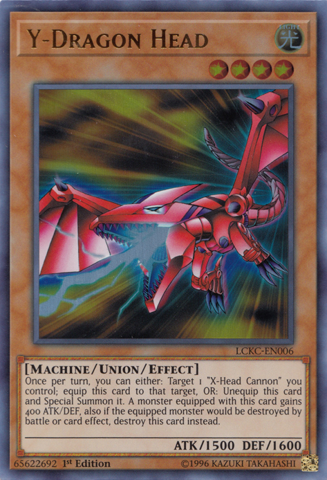 Y-Dragon Head [LCKC-EN006] Ultra Rare | Total Play
