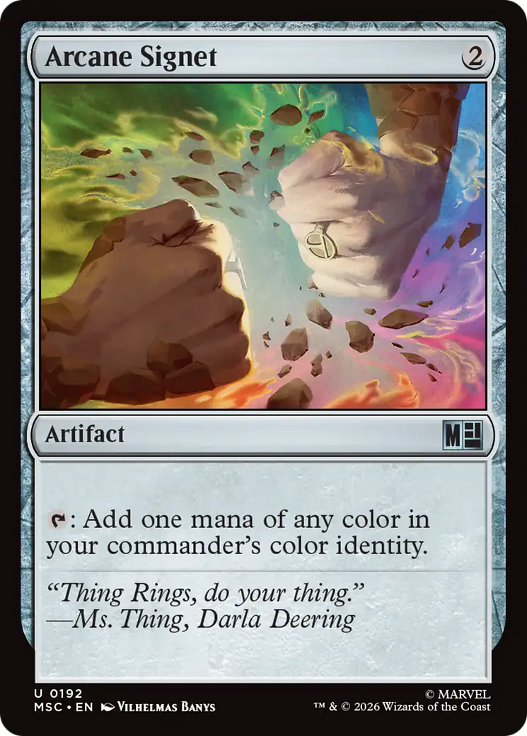 Arcane Signet (0192) [Marvel Super Heroes Commander] | Total Play