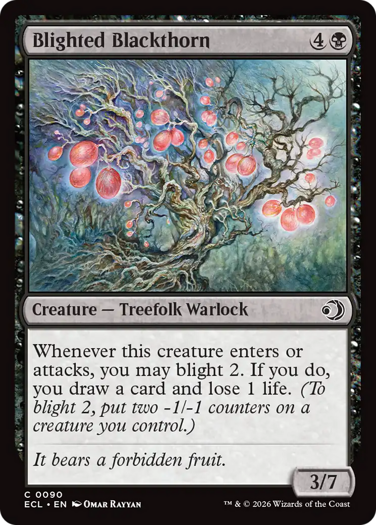 Blighted Blackthorn [Lorwyn Eclipsed] | Total Play