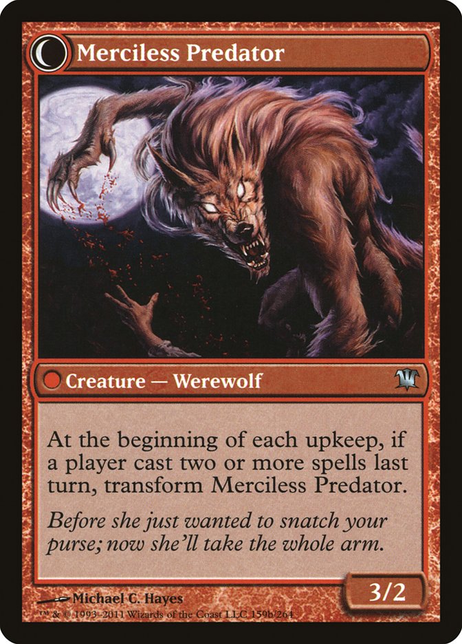 Reckless Waif // Merciless Predator [Innistrad] | Total Play