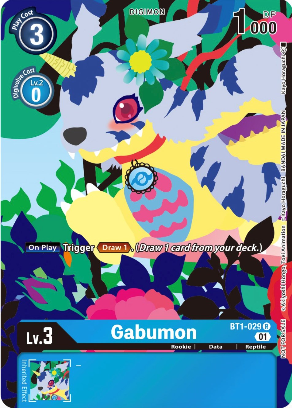 Gabumon [BT1-029] (Tamer's Card Set 2 Floral Fun) [Release Special Booster Promos] | Total Play